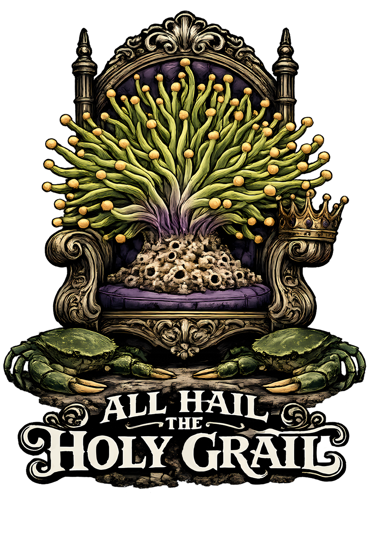All Hail the Holy Grail Torch Coral T-Shirt