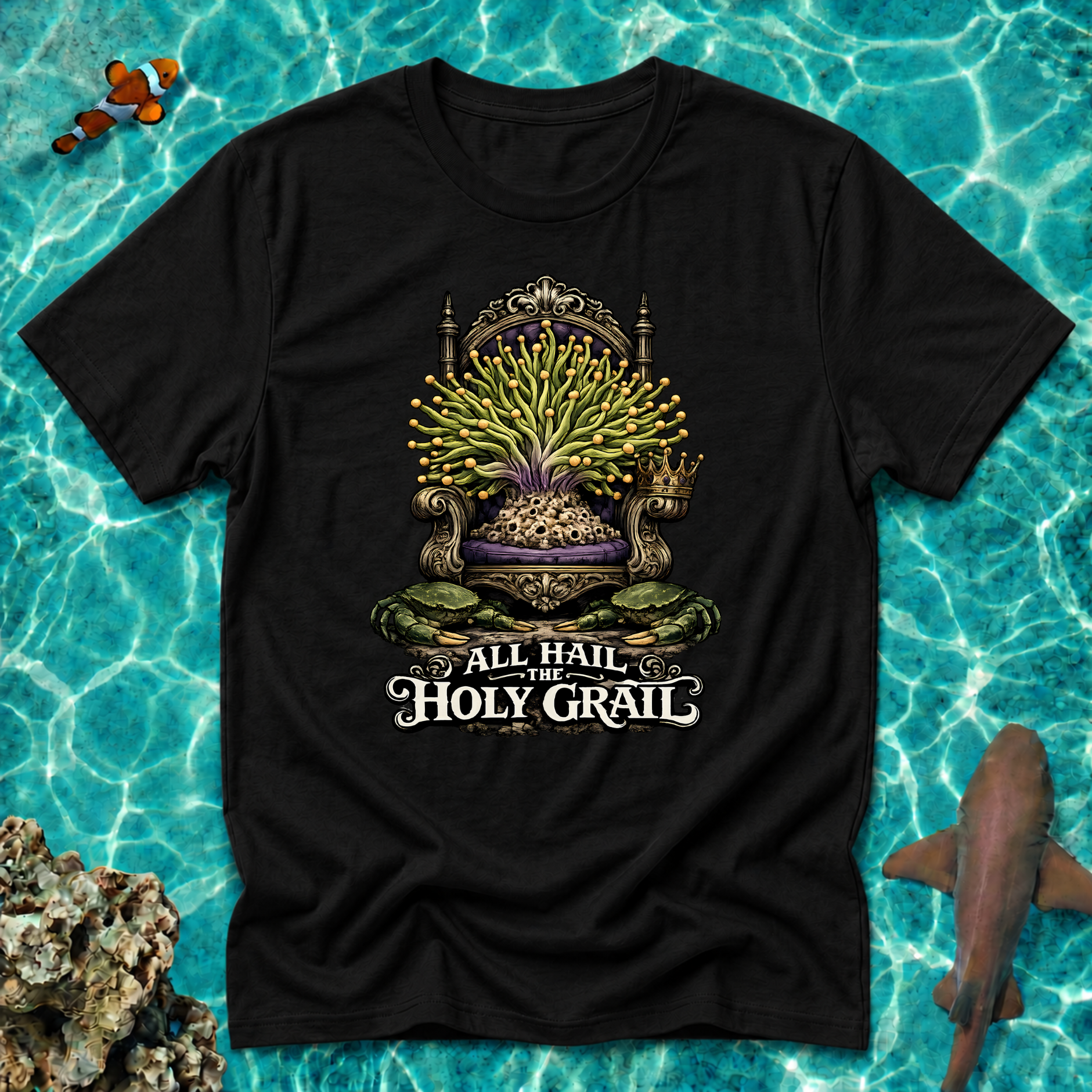 All Hail the Holy Grail Torch Coral T-Shirt