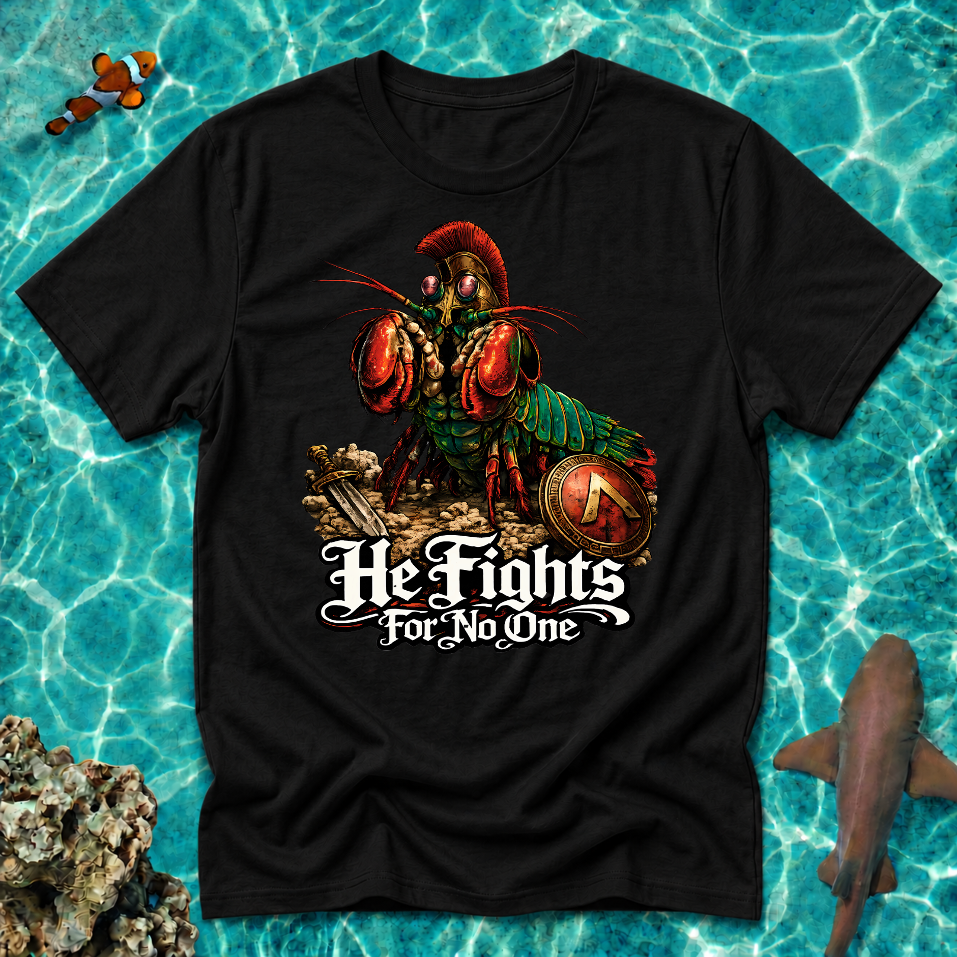 Gladiator Mantis Shrimp Reef T-Shirt