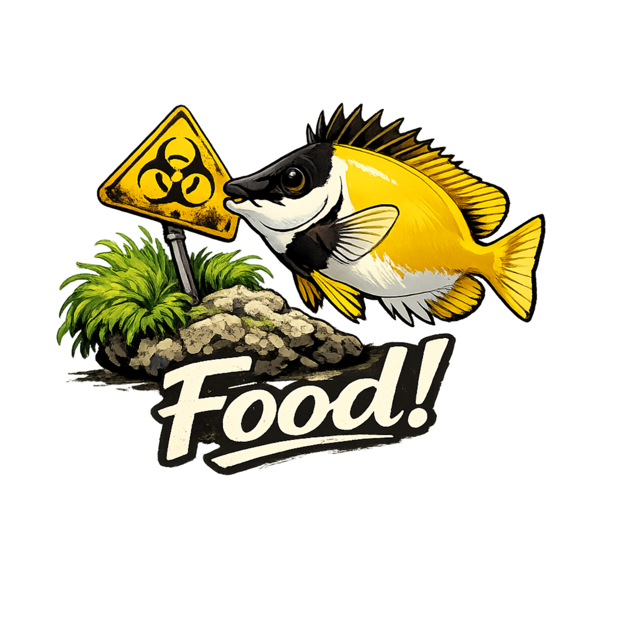 Foxface Rabbitfish Food T-Shirt