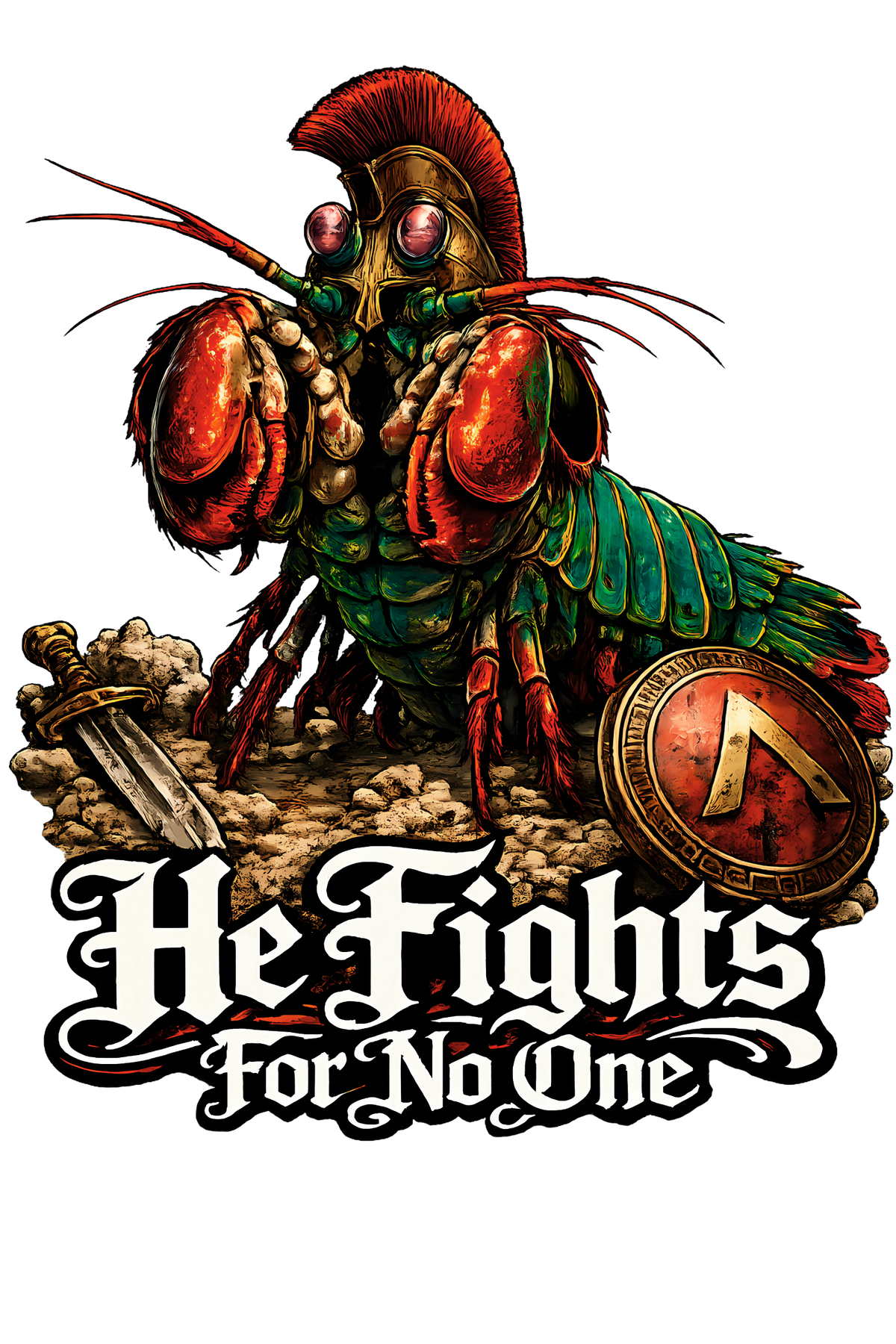 Gladiator Mantis Shrimp Reef T-Shirt