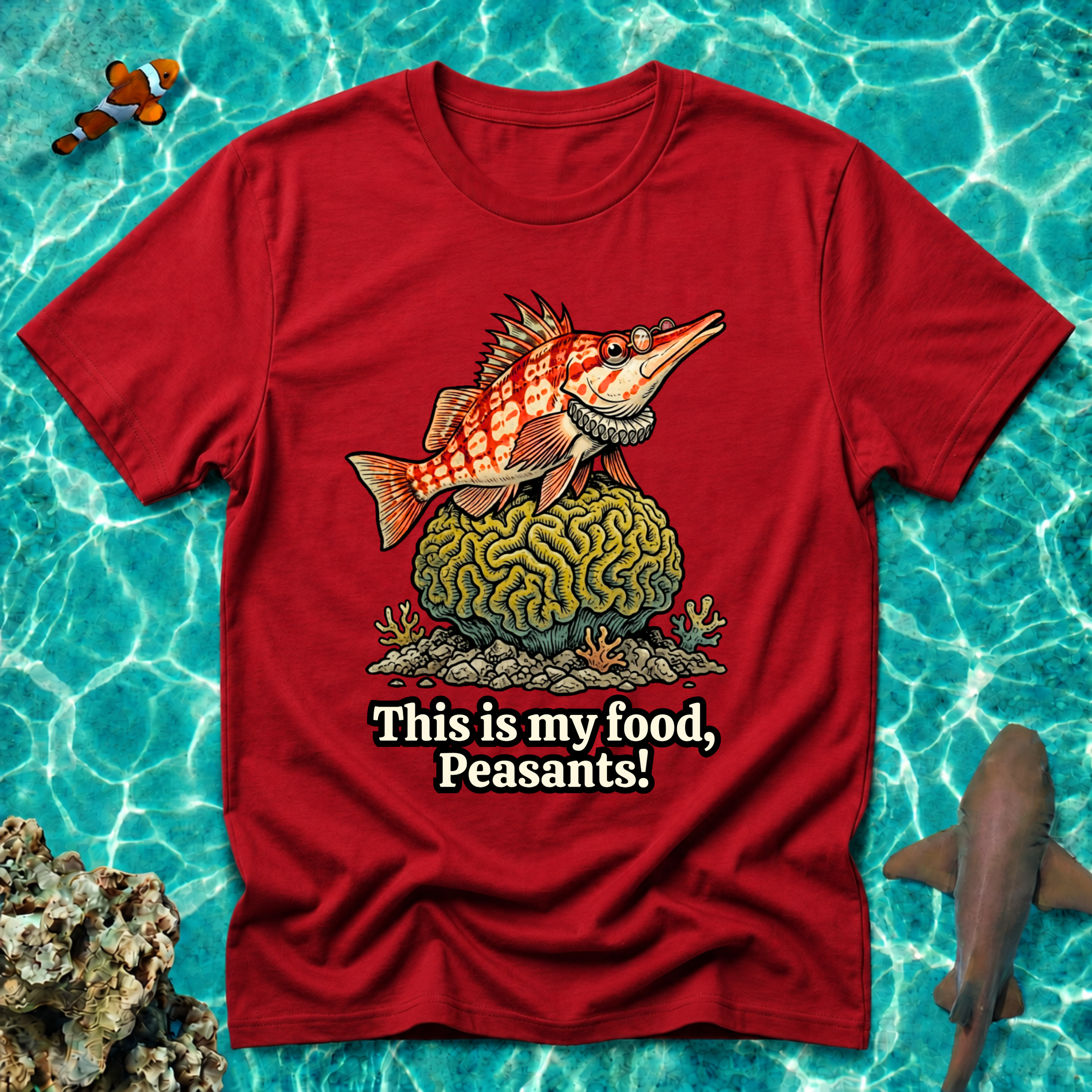 Longnose Hawkfish -This is my food, Peasants!