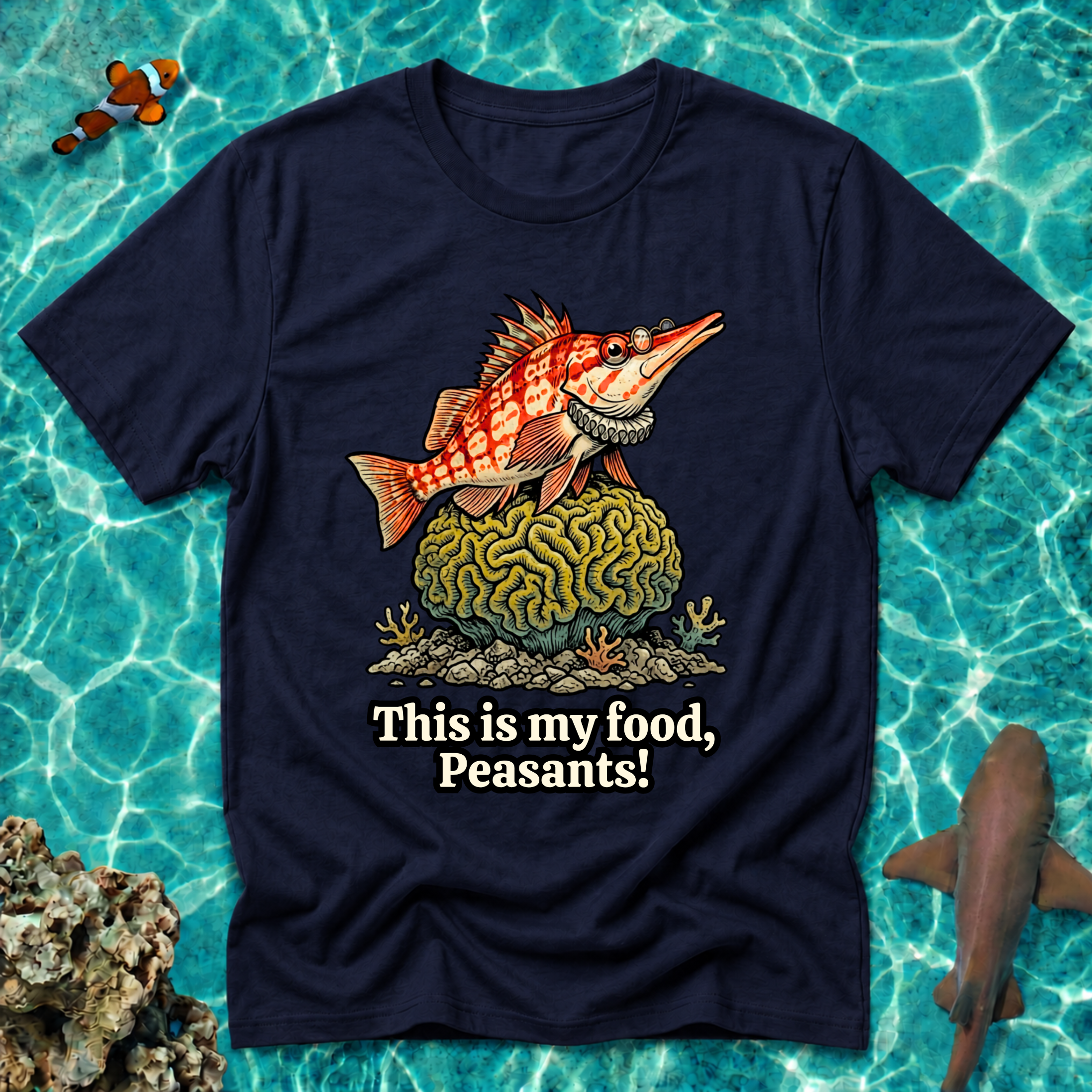 Longnose Hawkfish -This is my food, Peasants!