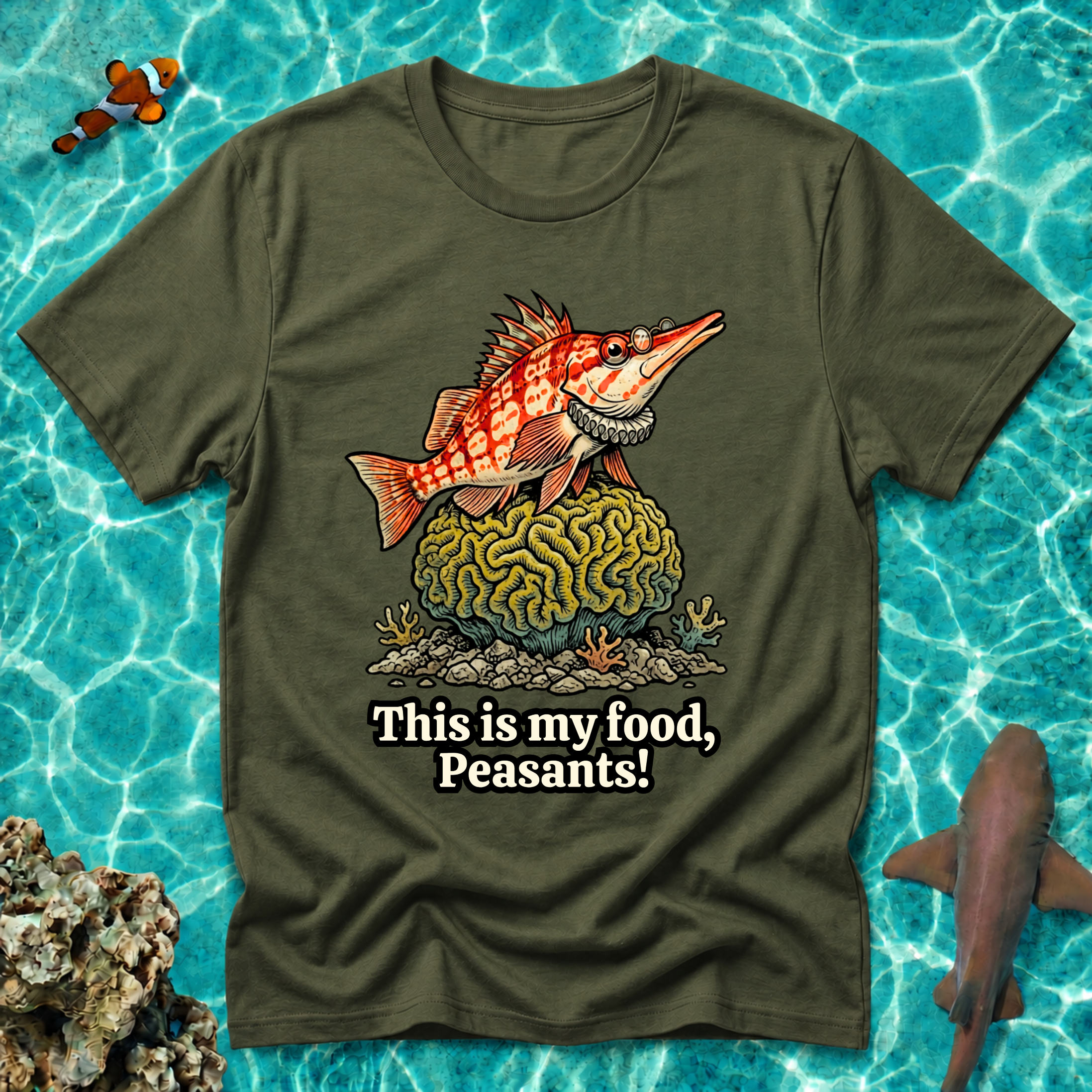 Longnose Hawkfish -This is my food, Peasants!
