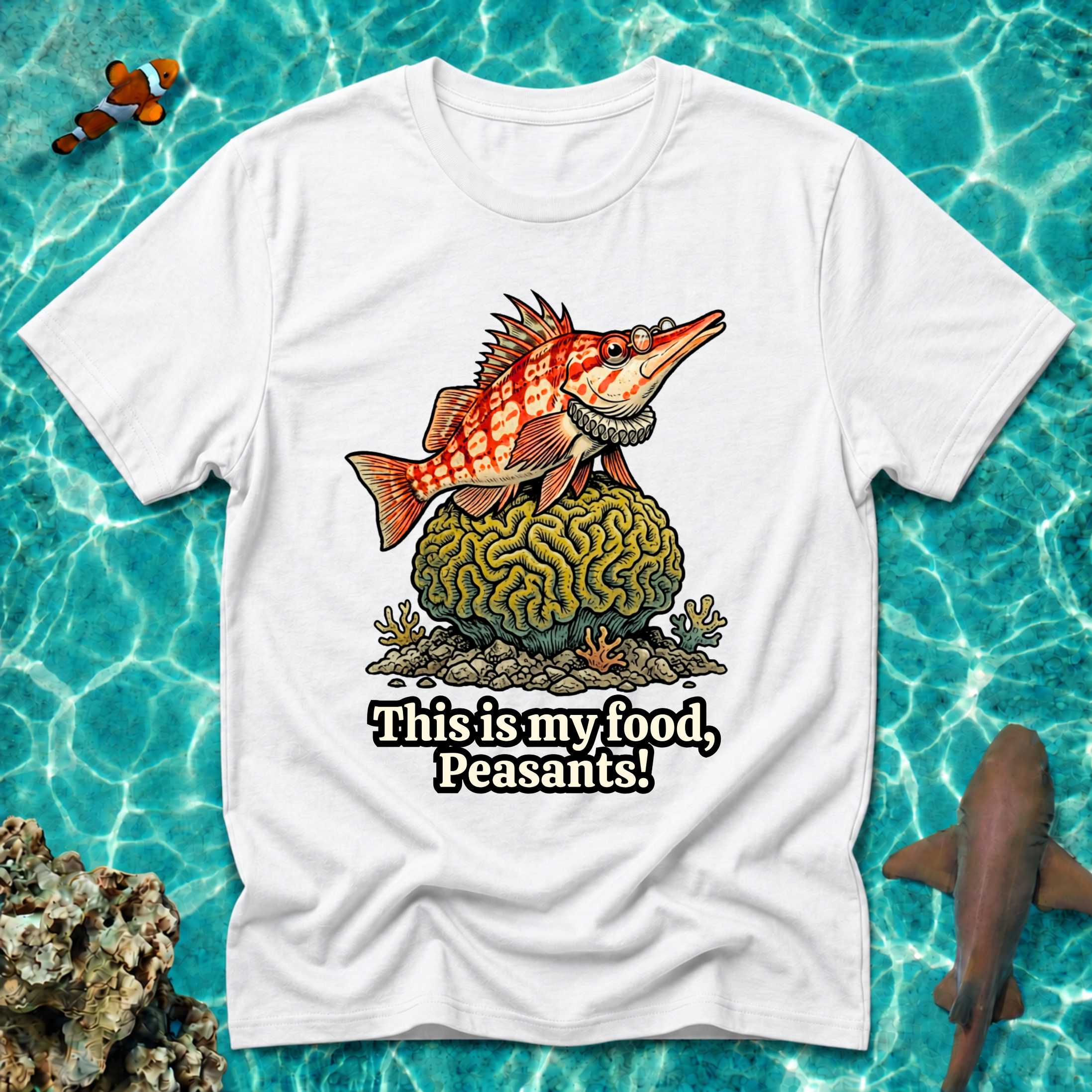 Longnose Hawkfish -This is my food, Peasants!