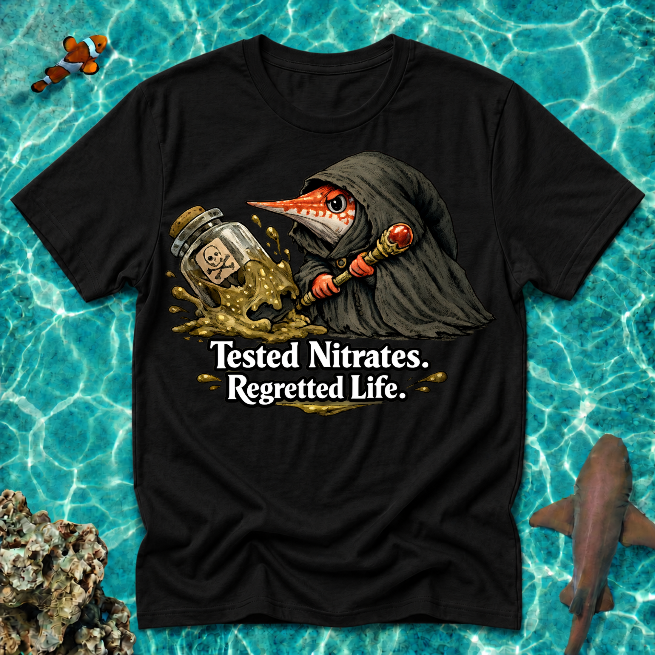 Plague Dr. - Tested Nitrates Regretted Life - T-Shirt