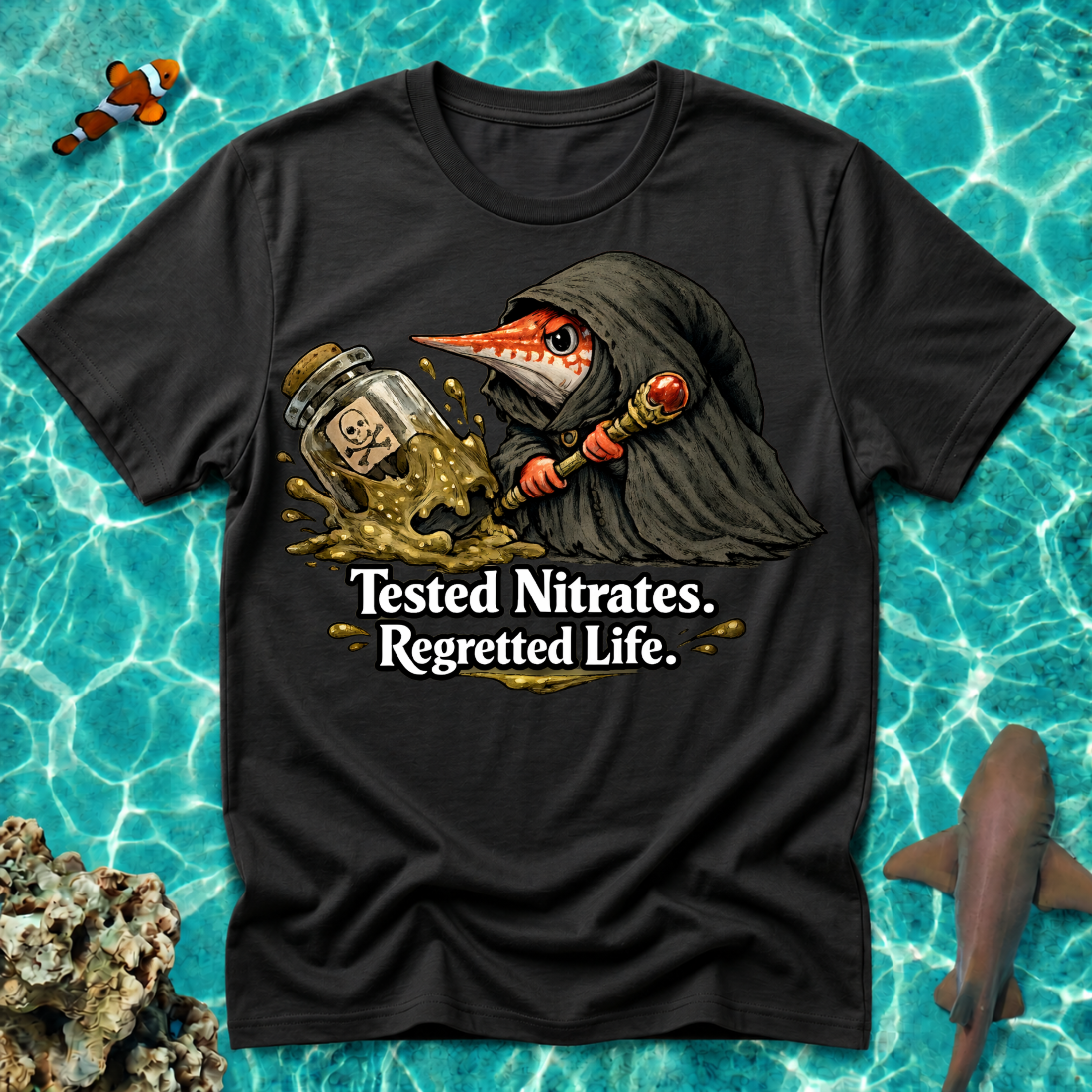 Plague Dr. - Tested Nitrates Regretted Life - T-Shirt
