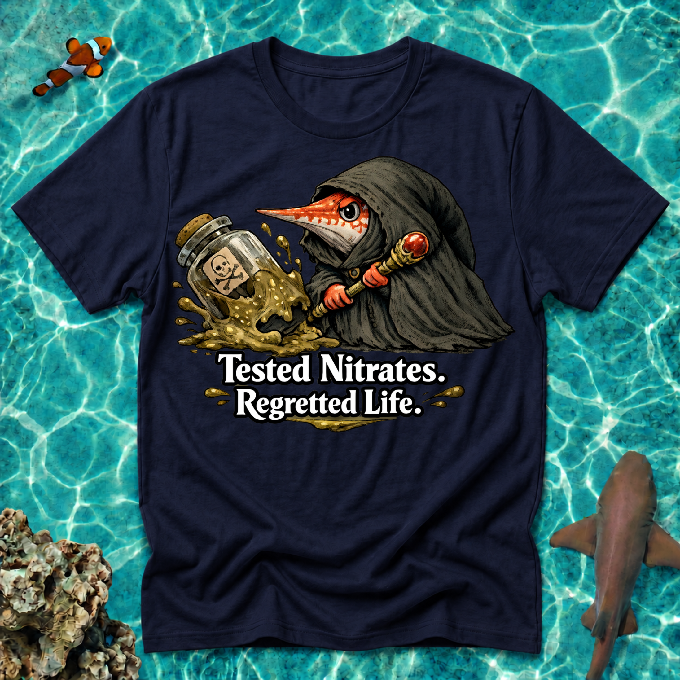 Plague Dr. - Tested Nitrates Regretted Life - T-Shirt
