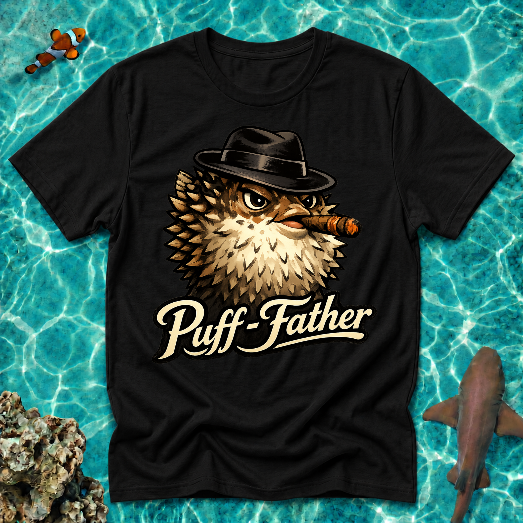 Puff Father with Cigar - T-shirt