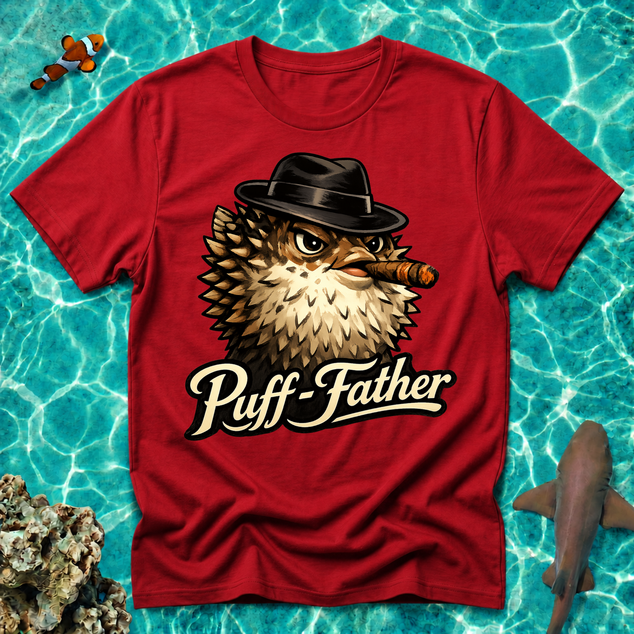 Puff Father with Cigar - T-shirt