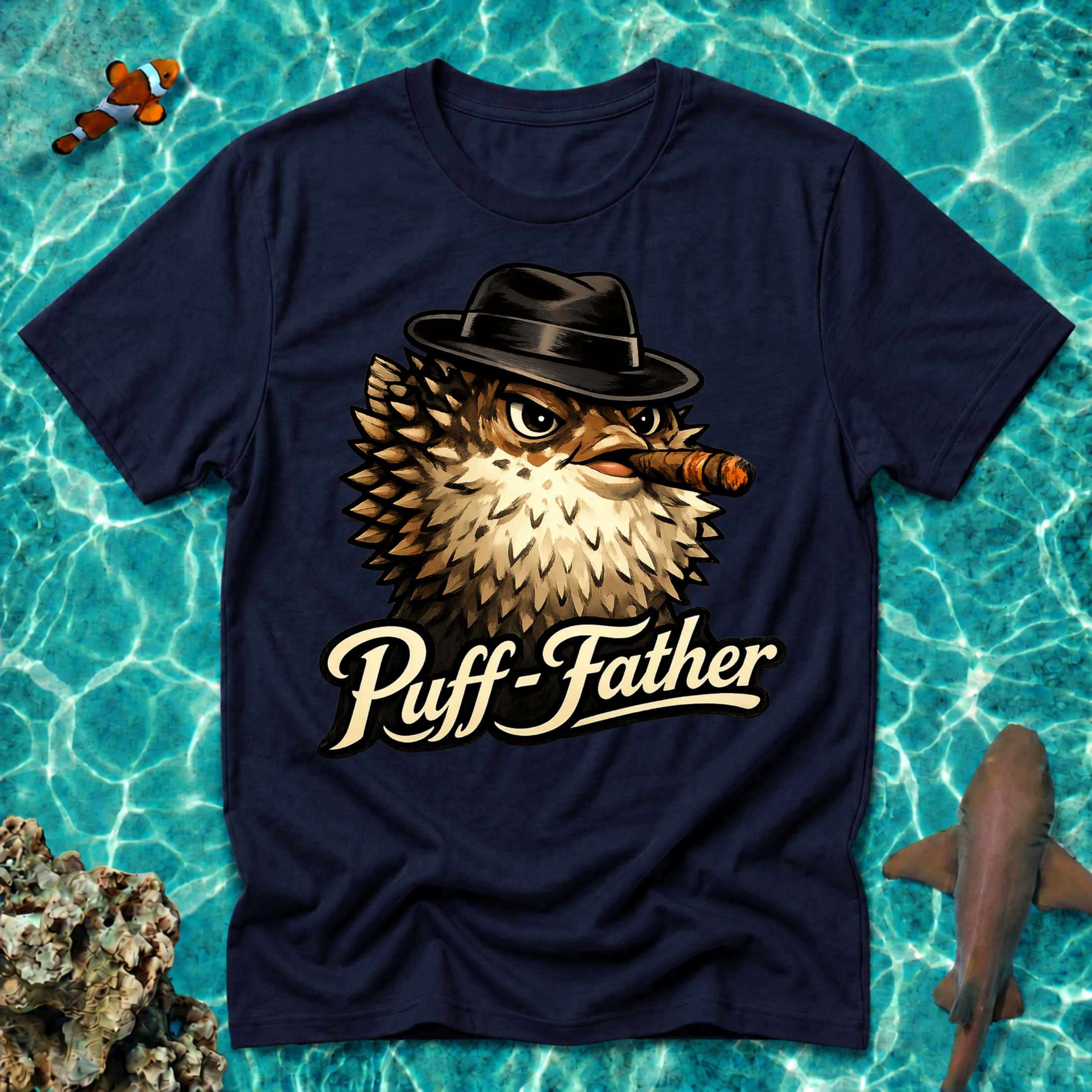 Puff Father with Cigar - T-shirt