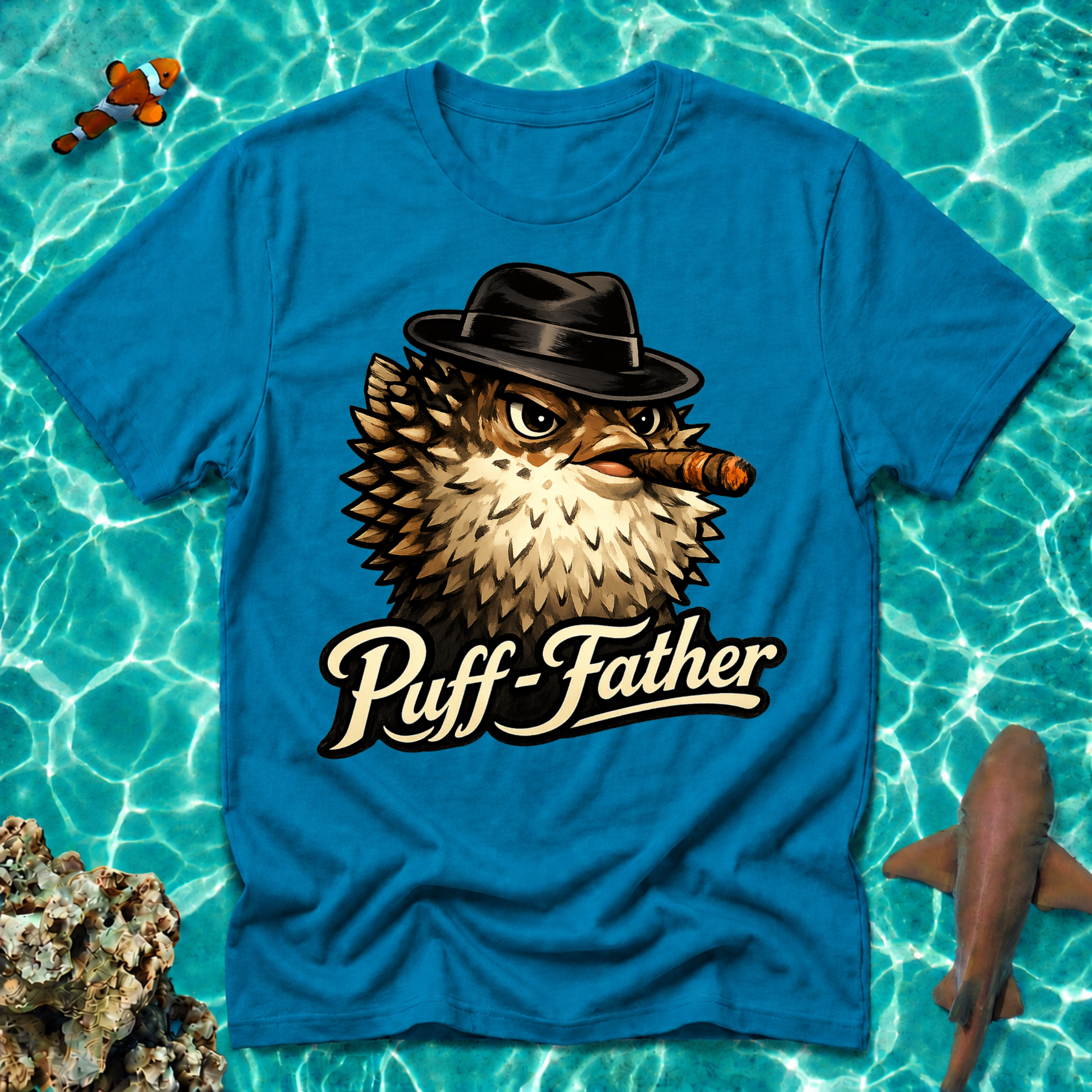Puff Father with Cigar - T-shirt