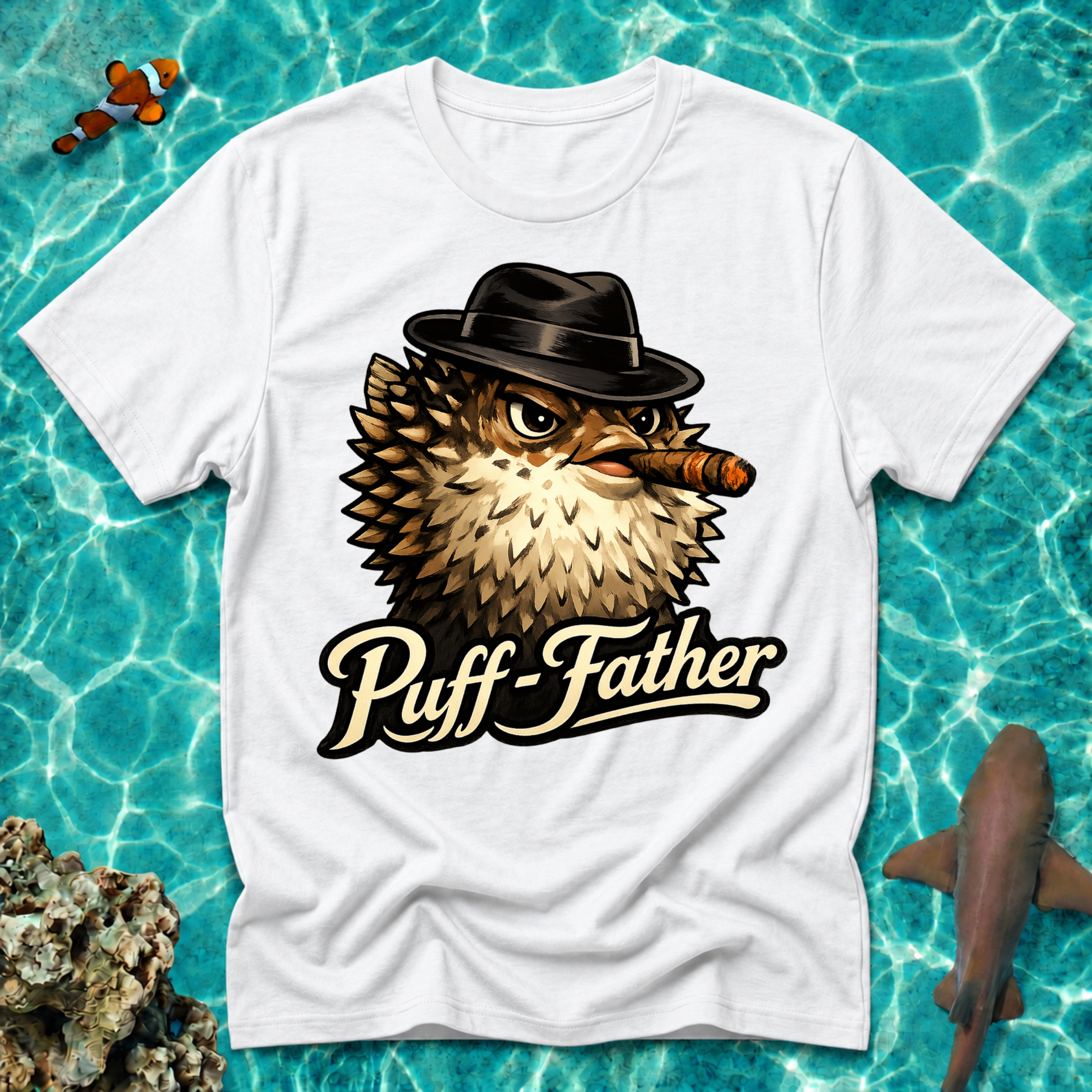 Puff Father with Cigar - T-shirt