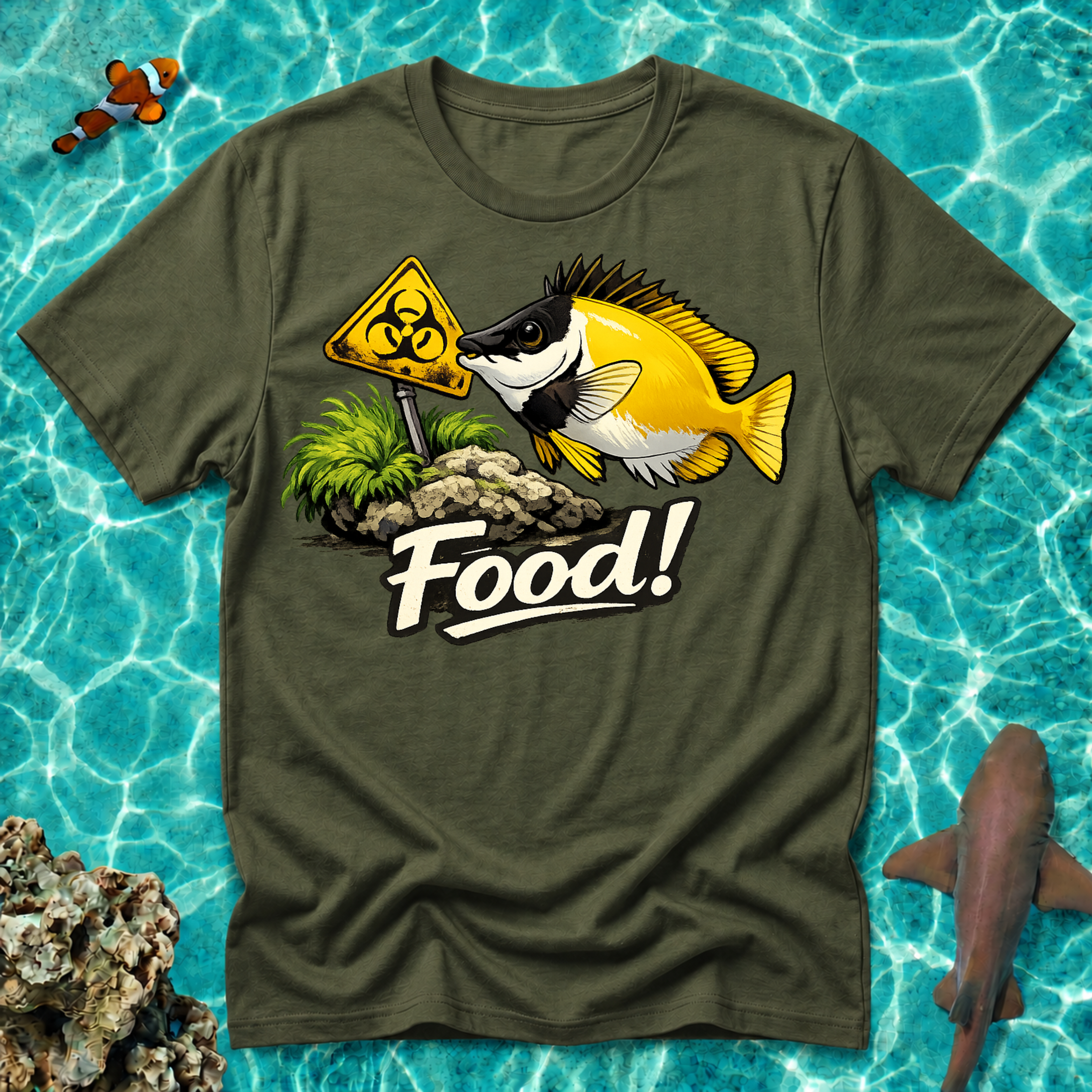 Biohazard Sign - Food! - Foxface Rabbitfish