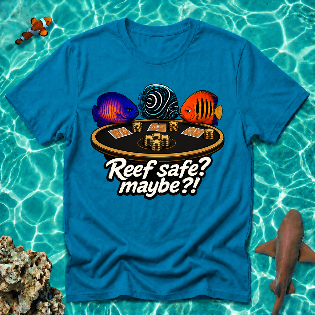 Reef Safe? Maybe?! Angel Gambling T-Shirt