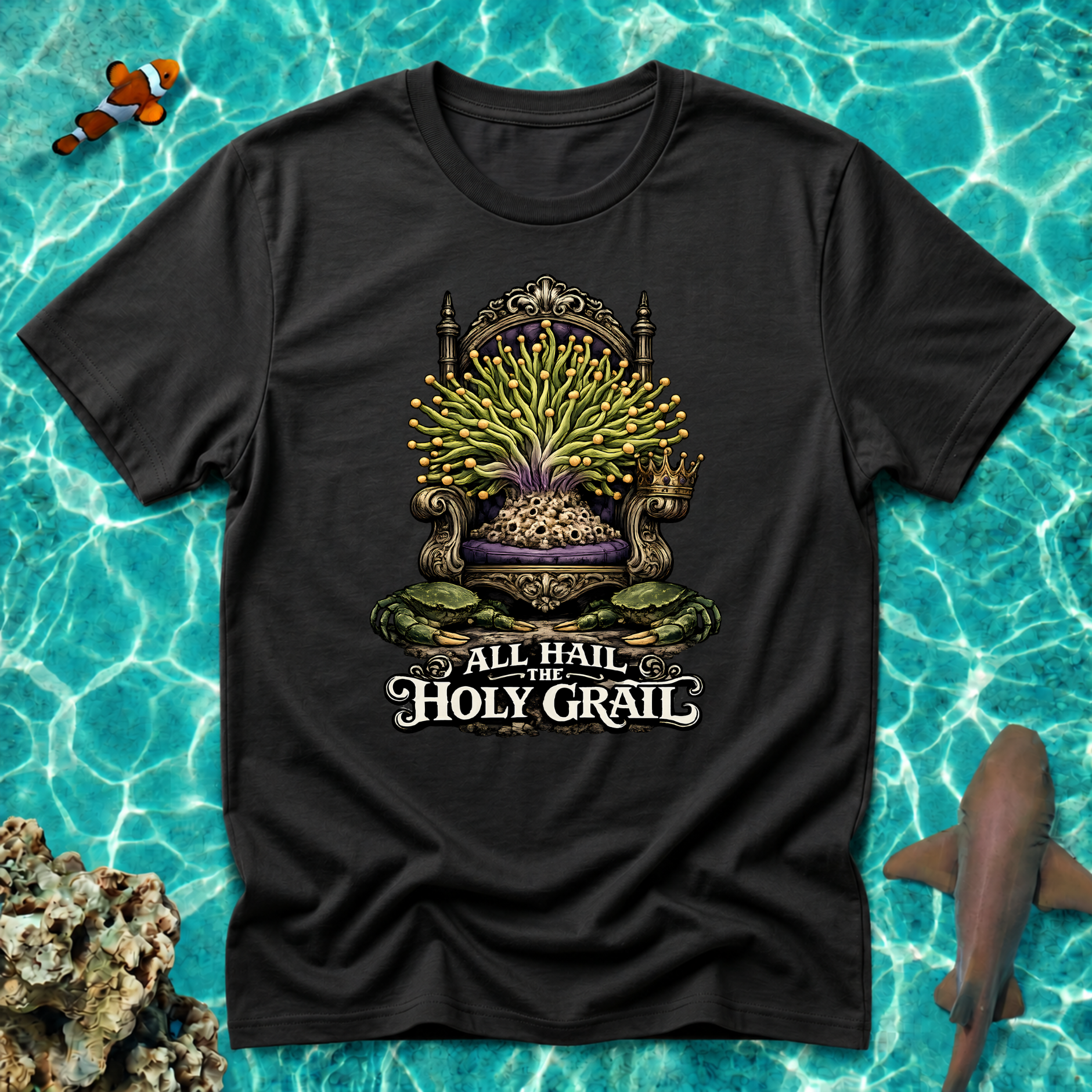 All Hail the Holy Grail Torch Coral T-Shirt