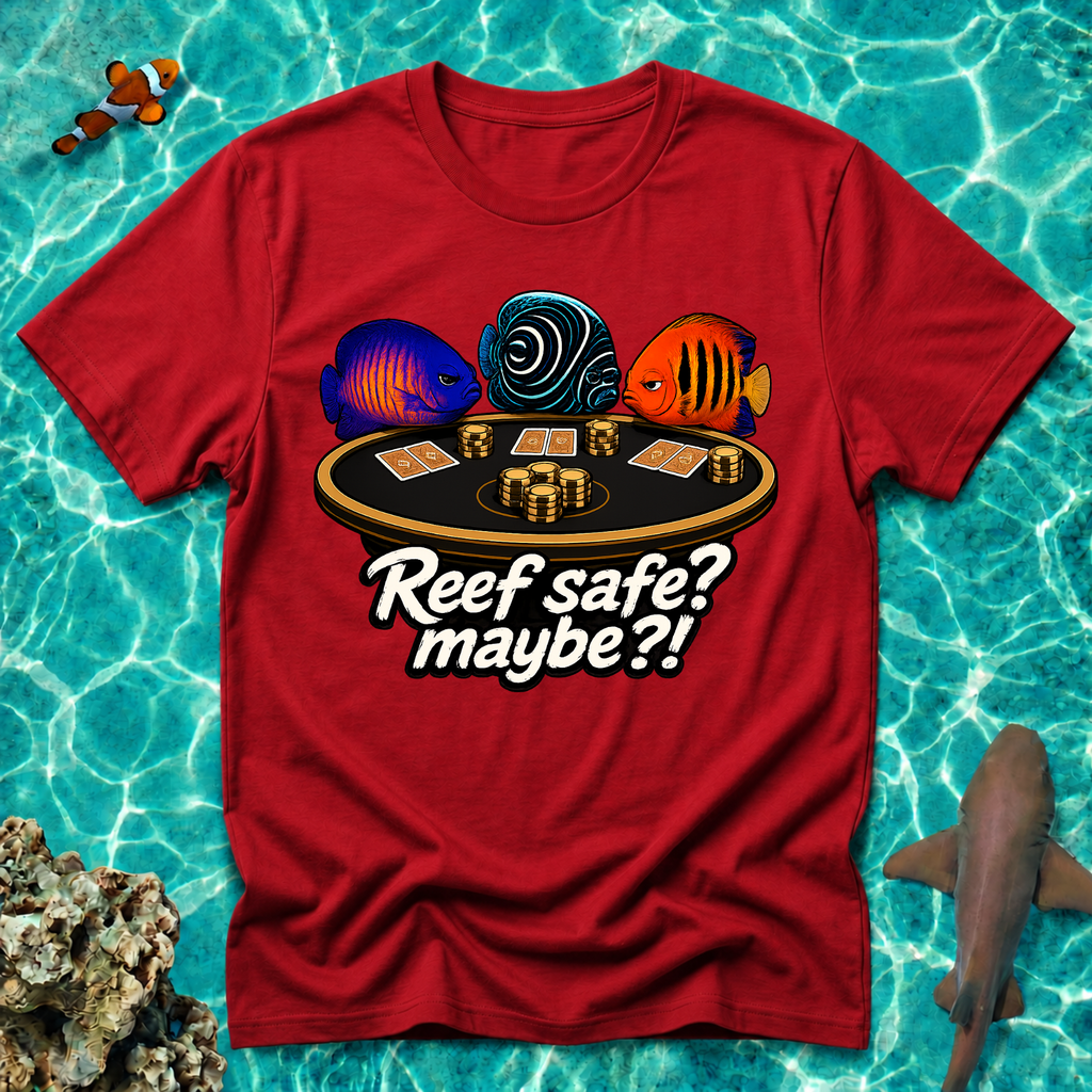 Reef Safe? Maybe?! Angel Gambling T-Shirt