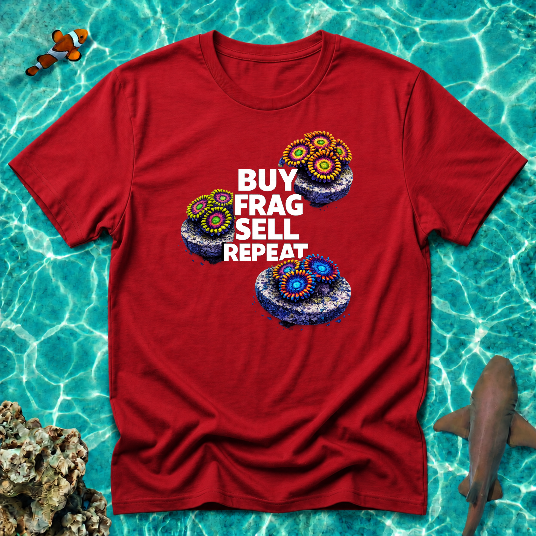 Buy Frag Sell Repeat Coral Reef T‑Shirt