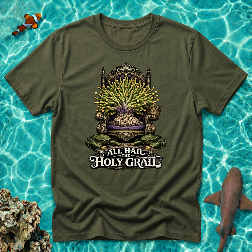 All Hail the Holy Grail Torch Coral T-Shirt