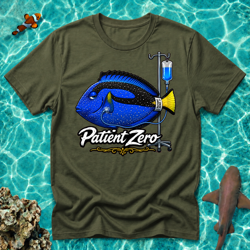 Patient Zero Blue Hippo T-Shirt