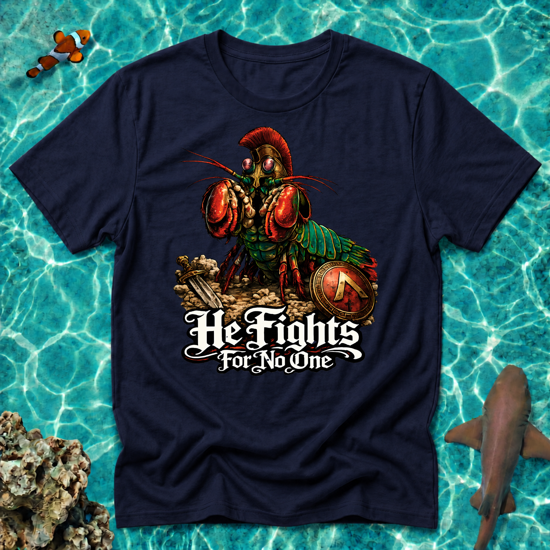 Gladiator Mantis Shrimp Reef T-Shirt