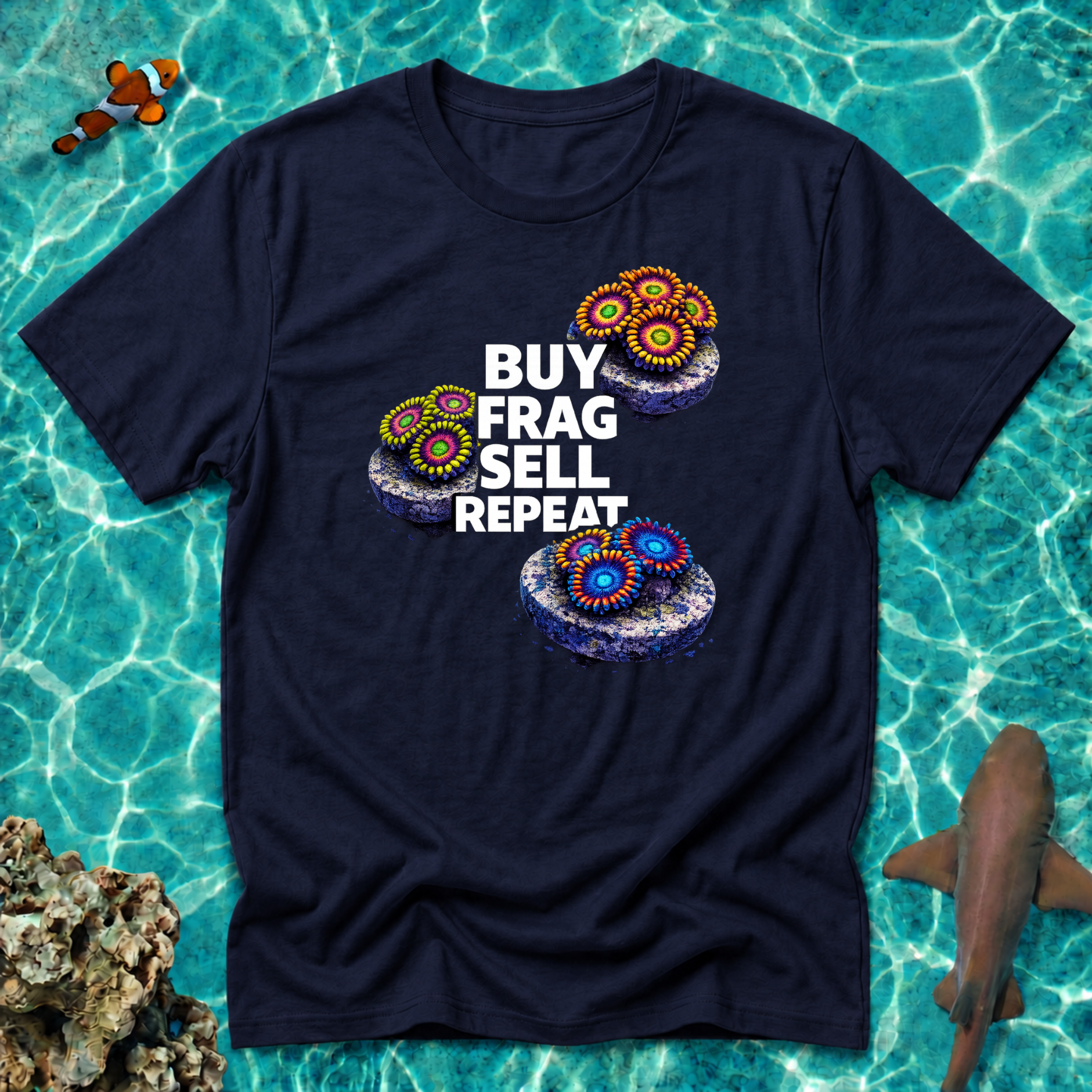 Buy Frag Sell Repeat Coral Reef T‑Shirt