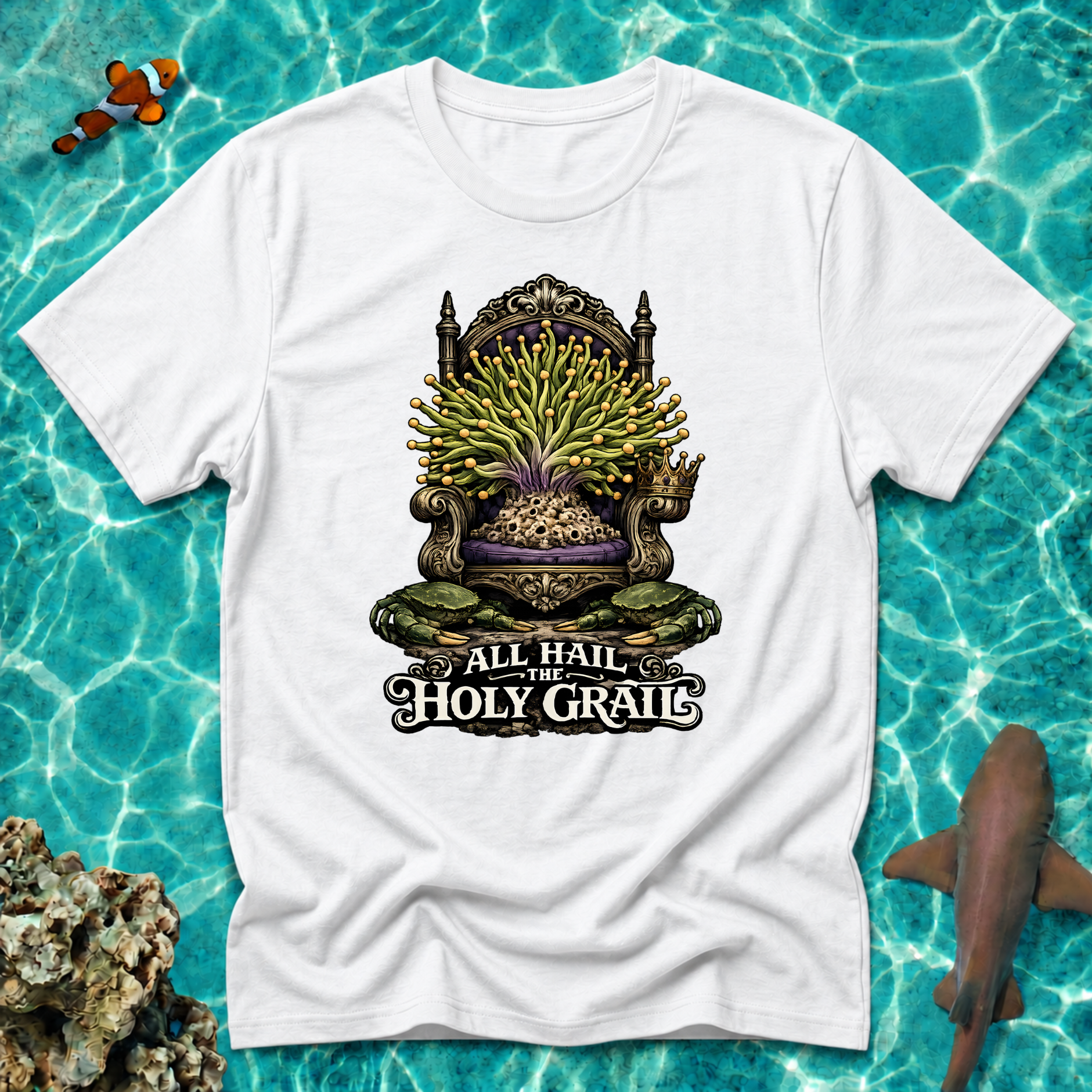 All Hail the Holy Grail Torch Coral T-Shirt