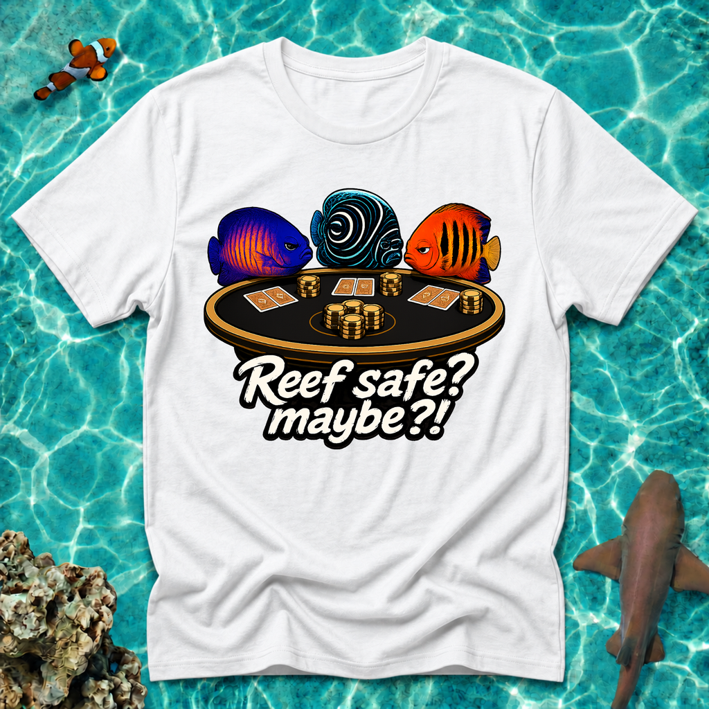 Reef Safe? Maybe?! Angel Gambling T-Shirt